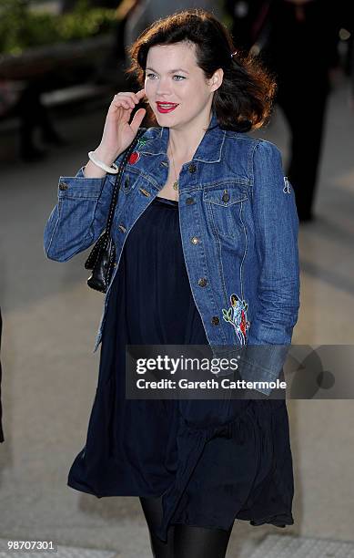 Jasmine Guinness arrives at the Samsung 3D Television party at the Saatchi Gallery, Duke of York's HQ on April 27, 2010 in London, England.