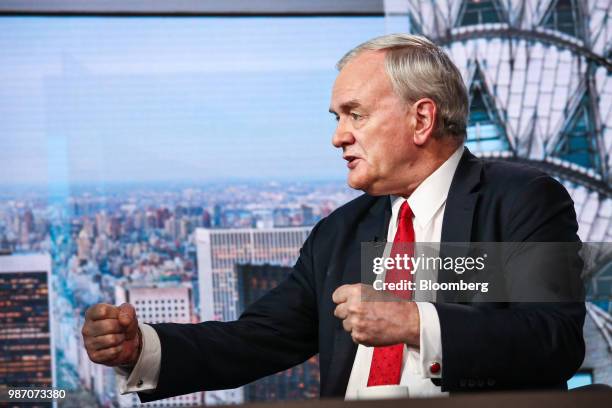 Willem Buiter, special economic adviser for Citigroup Inc., speaks during a Bloomberg Television interview in New York, U.S., on Friday, June 29,...