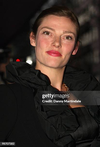 Camilla Rutherford attends 10th anniversary party of the Sanderson Hotel in aid of Clic Sargent at Sanderson Hotel on April 27, 2010 in London,...