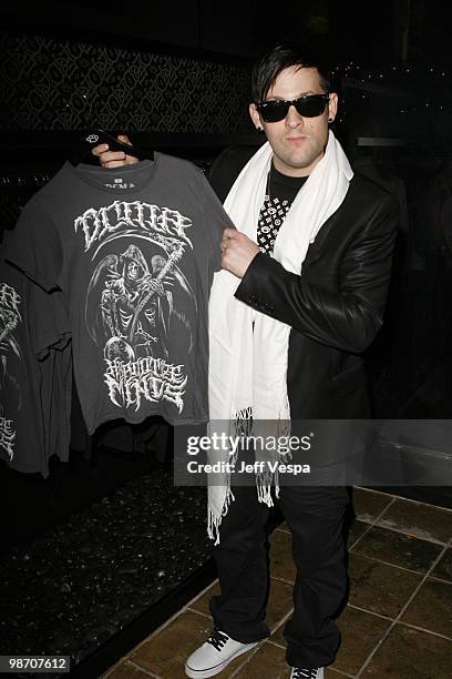 Joel Madden at the DCMA Collective Store opening on March 14, 2008 in Los Angeles, California.