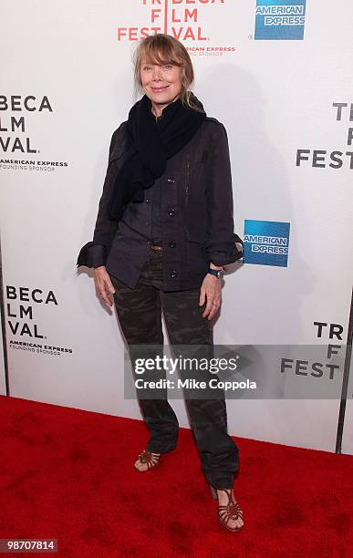 Actress Sissy Spacek attends the "Get Low" premiere during the 9th Annual Tribeca Film Festival at the Tribeca Performing Arts Center on April 27,...