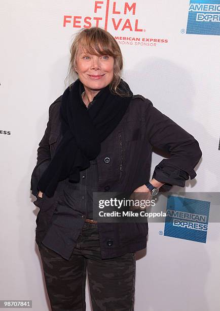 Actress Sissy Spacek attends the "Get Low" premiere during the 9th Annual Tribeca Film Festival at the Tribeca Performing Arts Center on April 27,...