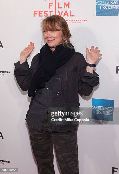 Actress Sissy Spacek attends the "Get Low" premiere during the 9th Annual Tribeca Film Festival at the Tribeca Performing Arts Center on April 27,...