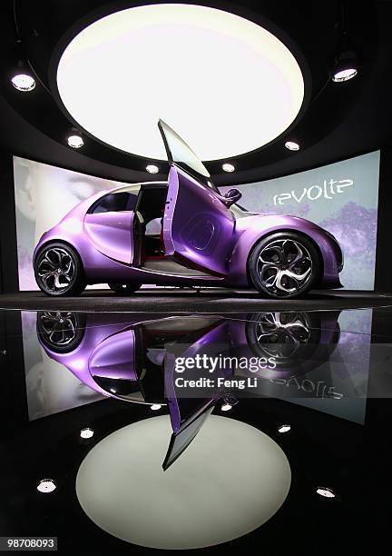 Citroen Revolte concept car is seen during the Beijing Auto Show on April 27, 2010 in Beijing of China. Major global automakers plan to unveil dozens...