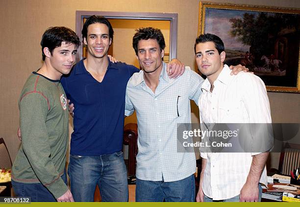 Jason Cook, Matt Cedeno, James Hyde, and Jesse Metcalfe