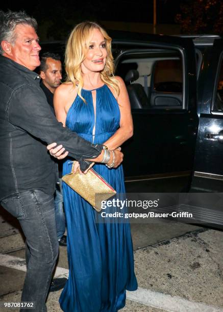 Taylor Armstrong and John H. Bluher are seen on June 28, 2018 in Los Angeles, California.