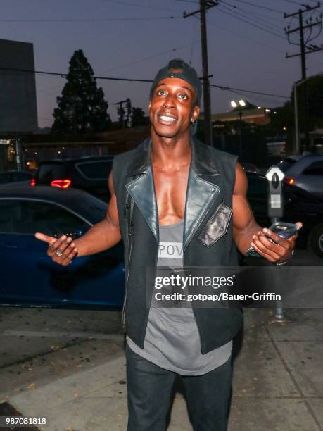 Shaka Smith is seen on June 28, 2018 in Los Angeles, California.