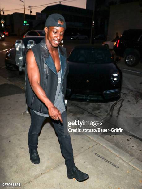 Shaka Smith is seen on June 28, 2018 in Los Angeles, California.