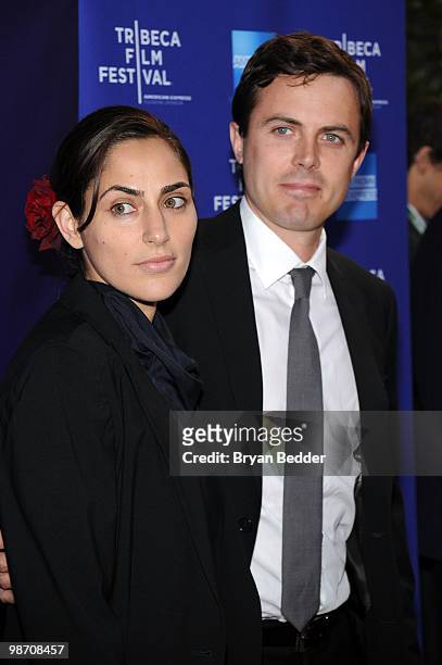 Summer Phoenix and Casey Affleck attends the premiere of "The Killer Inside Me" during the 2010 Tribeca Film Festival at the School of Visual Arts...