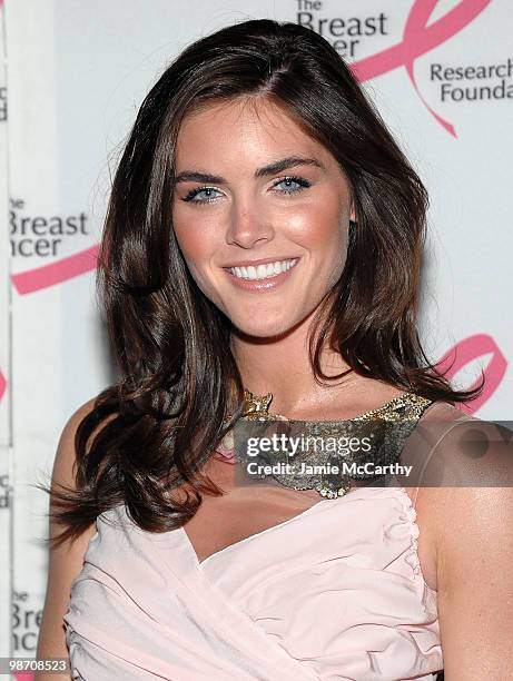 Model Hilary Rhoda attends the 2010 Breast Cancer Research Foundation's Hot Pink Party at The Waldorf=Astoria on April 27, 2010 in New York City.