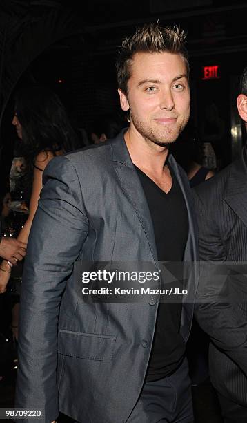 Lance Bass attends Jennifer Lopez's Surprise Birthday Party at the Edison Ballroom on July 25, 2009 in New York City.