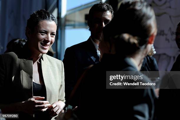 Blogger Garance Dore attends the Garance Dore Winter With Westfield Designer Installation launch at Westfield Bondi Junction on April 28, 2010 in...