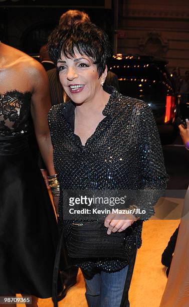 Liza Minnelli attends Jennifer Lopez's Surprise Birthday Party at the Edison Ballroom on July 25, 2009 in New York City.