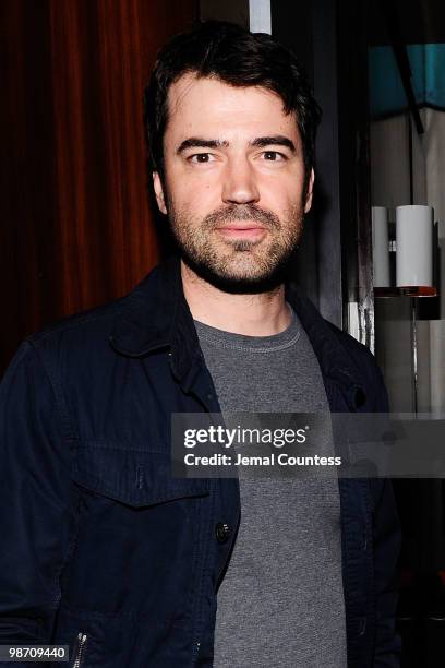 Actor Ron Livingston attends the "Please Give" after party during the 2010 Tribeca Film Festival at Thom Bar on April 27, 2010 in New York City.
