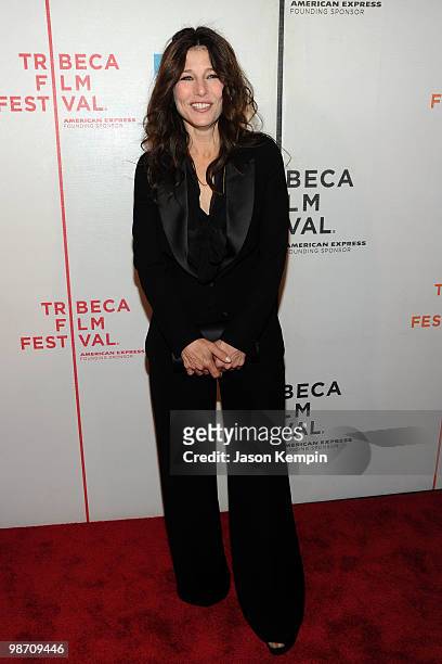 Actress Catherine Keener attends the premiere of "Please Give" during the 2010 Tribeca Film Festival at the Tribeca Performing Arts Center on April...