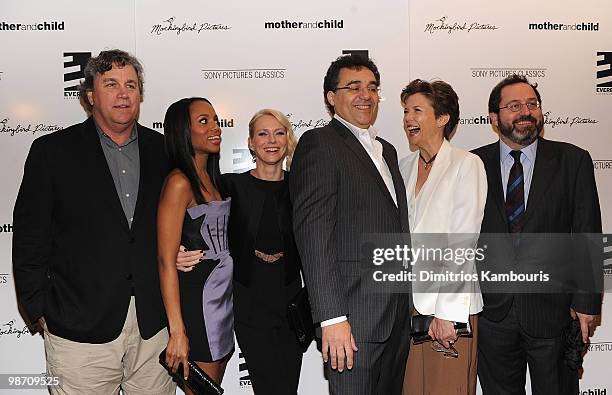 Sony Pictures Classics co-president Tom Bernard, Kerry Washington, Naomi Watts, Director Rodrigo Garcia, Annette Bening and Sony Pictures Classics...