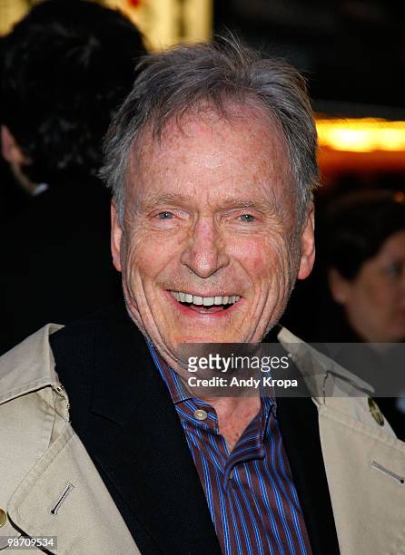 Dick Cavett attends the Broadway opening of "Enron" at the Broadhurst Theatre on April 27, 2010 in New York City.