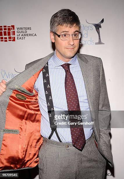 Television personality Mo Rocca attends the 62nd Annual Writers Guild Awards at Hudson Theatre on February 20, 2010 in New York City.