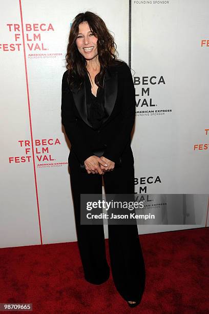 Actress Catherine Keener attends the premiere of "Please Give" during the 2010 Tribeca Film Festival at the Tribeca Performing Arts Center on April...