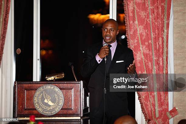 Jay Williams attends Rising Stars Youth Foundation Dinner Honoring Jay Williams at New York Athletic Club on April 27, 2010 in New York City.