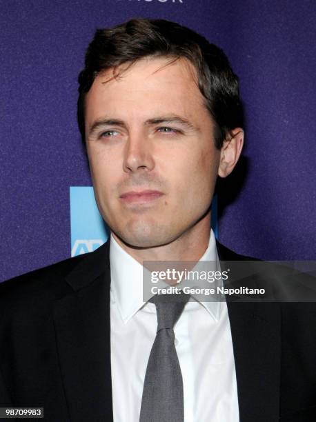 Actor Casey Affleck attends the "The Killer Inside Me" premiere during the 9th Annual Tribeca Film Festival at the SVA Theater on April 27, 2010 in...