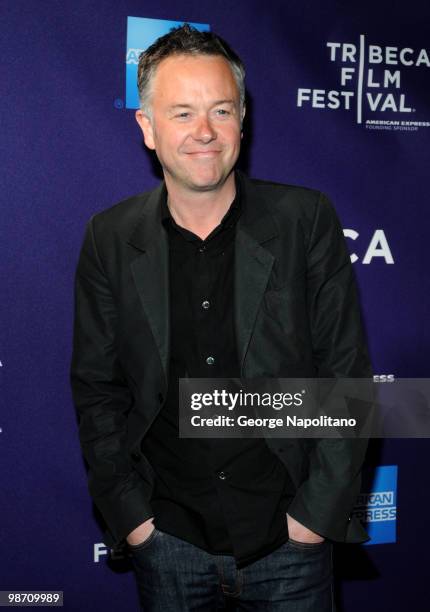 Director Michael Winterbottom attends the "The Killer Inside Me" premiere during the 9th Annual Tribeca Film Festival at the SVA Theater on April 27,...