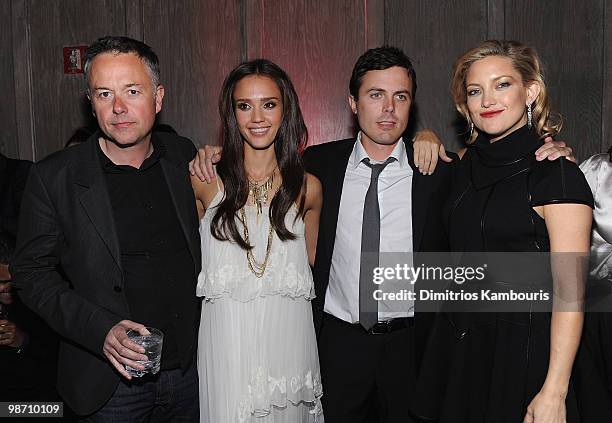 Director Michael Winterbottom, Jessica Alba, Casey Affleck and Kate Hudson attend the "The Killer Inside Me" premiere after party during the 9th...