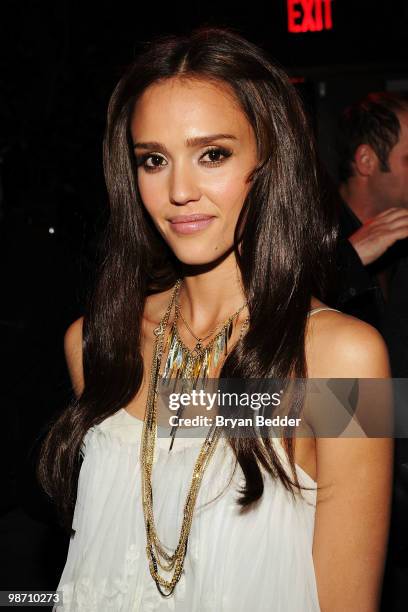 Actress Jessica Alba attends "The Killer Inside Me" after party during the 2010 Tribeca Film Festival at Avenue on April 27, 2010 in New York City.