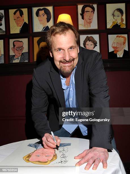 Jeff Daniels attends the "God Of Carnage" cast caricature unveiling at Sardi's on April 27, 2010 in New York City.