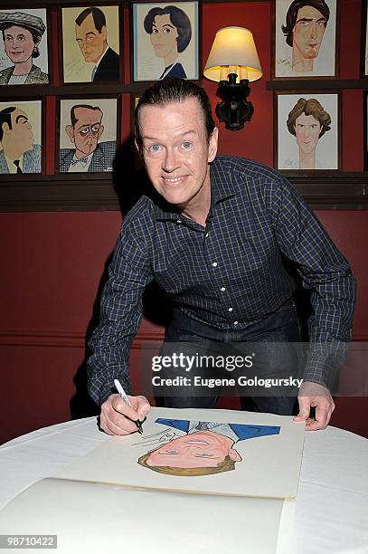 Dylan Baker attends the "God Of Carnage" cast caricature unveiling at Sardi's on April 27, 2010 in New York City.