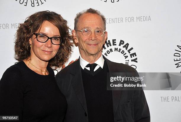 Jennifer Grey and her father Joel Grey visit The Paley Center for Media on April 27, 2010 in New York City.