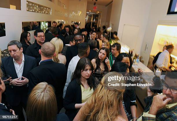General view of atmosphere at the Molly Ringwald book launch hosted by Swarovski CRYSTALLIZED at Swarovski CRYSTALLIZED� Concept Store on April 27,...