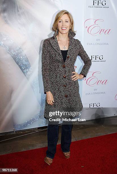 Felicity Huffman arrives to the Eva Longoria Parker fragrance launch party for "Eva" held at Beso on April 27, 2010 in Hollywood, California.