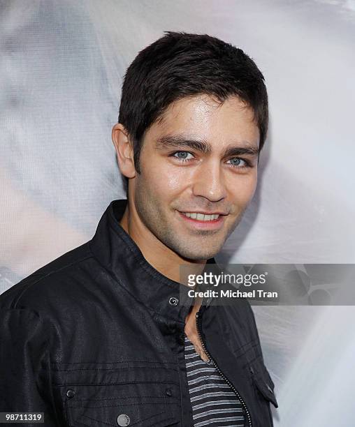 Adrian Grenier arrives to the Eva Longoria Parker fragrance launch party for "Eva" held at Beso on April 27, 2010 in Hollywood, California.