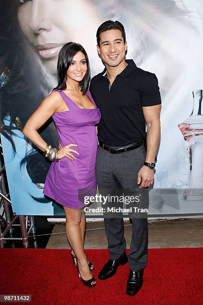 Mario Lopez arrives to the Eva Longoria Parker fragrance launch party for "Eva" held at Beso on April 27, 2010 in Hollywood, California.