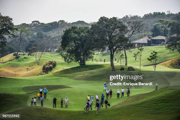 Course scenic of the 15th hole during the final round of the PGA TOUR Latinoamérica Guatemala Stella Artois Open at La Reunion Golf Resort - Fuego...