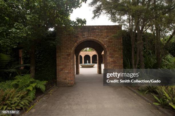 Archway in Hamilton Gardens, Hamilton, New Zealand, November, 2017.