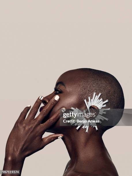 Actor and playwright Danai Gurira is photographed for Rogue magazine on December 1, 2017 in Los Angeles, California.