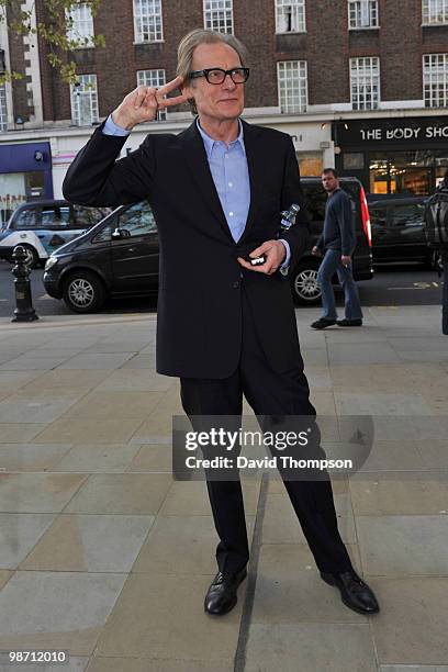 Bill Nighy Arrives for the Samsung 3D Television - Party Arrivals on April 27, 2010 in London, England.