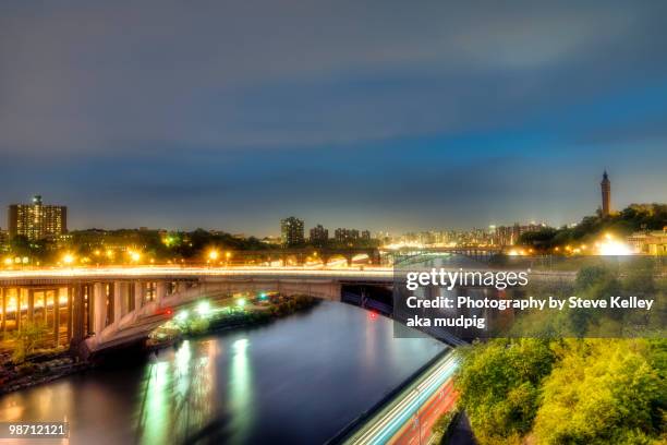 the harlem river - bronx - fotografias e filmes do acervo