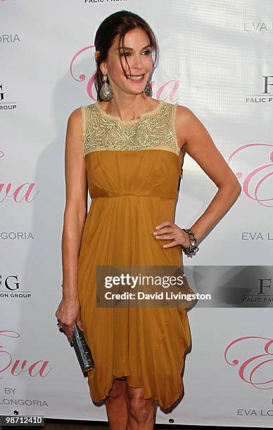 Actress Teri Hatcher attends the launch of Eva Longoria Parker's fragrance "Eva by Eva Longoria" at Beso on April 27, 2010 in Los Angeles, California.