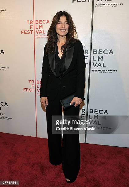 Actress Catherine Keener attends the "Please Give" premiere during the 9th Annual Tribeca Film Festival>> at the Tribeca Performing Arts Center on...