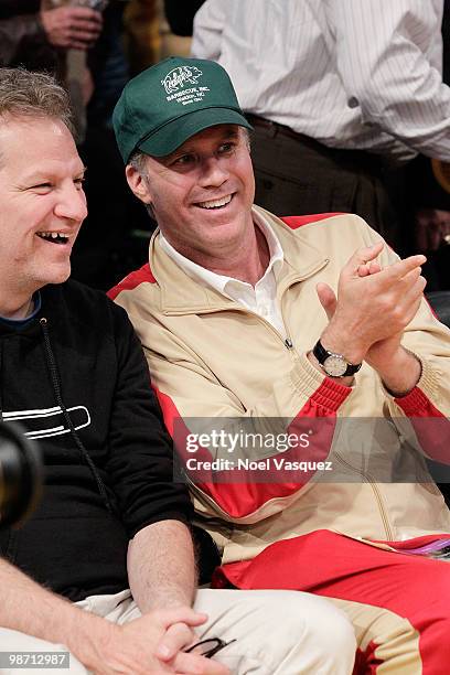 Will Ferrell attends a game between the Oklahoma City Thunder and the Los Angeles Lakers at Staples Center on April 27, 2010 in Los Angeles,...