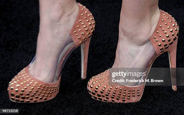 Actress Kate Mara attends the "Nightmare On Elm Street" film premiere at Grauman's Chinese Theatre on April 27, 2010 in Los Angeles, California.