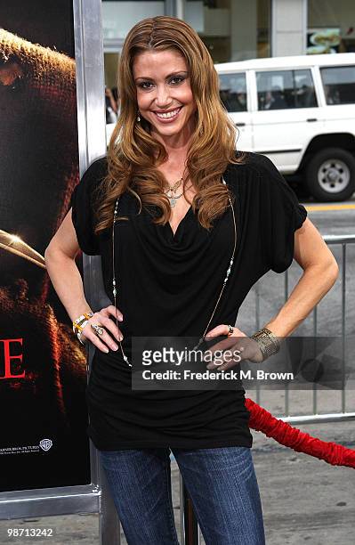Actress Shannon Elizabeth attends the "Nightmare On Elm Street" film premiere at Grauman's Chinese Theatre on April 27, 2010 in Los Angeles,...