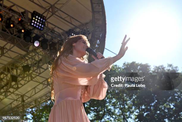Florence and the Machine performs live from Central Park on "Good Morning America," as part of the GMA Summer Concert series on Friday, June 29, 2018...