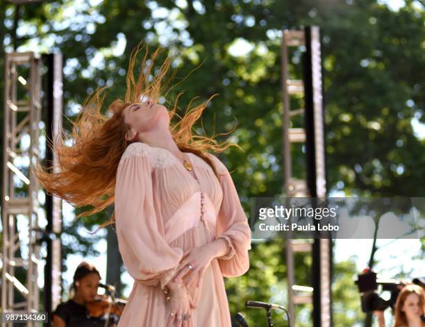 Florence and the Machine performs live from Central Park on "Good Morning America," as part of the GMA Summer Concert series on Friday, June 29, 2018...