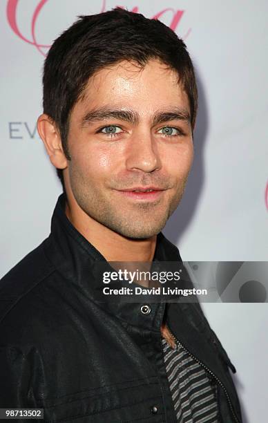 Actor Adrian Grenier attends the launch of Eva Longoria Parker's fragrance "Eva by Eva Longoria" at Beso on April 27, 2010 in Los Angeles, California.