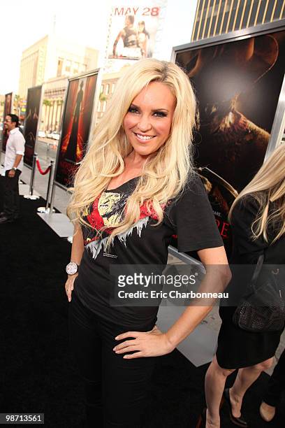 Bridget Marquardt at the World Premiere of Warner Bros. Pictures 'A Nightmare on Elm Street' on April 27, 2010 at Grauman's Chinese Theatre in...