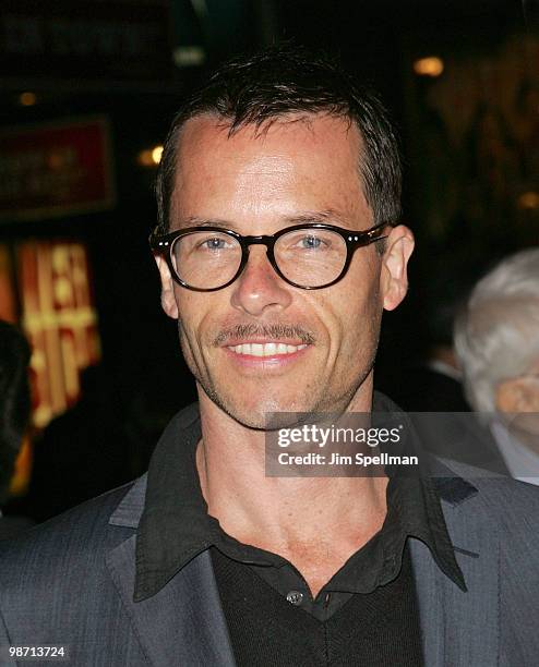 Actor Guy Pearce attends the opening night of "Enron" on Broadway at the Broadhurst Theatre on April 27, 2010 in New York City.